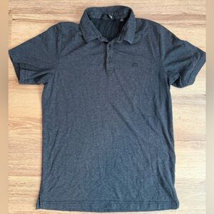 Travis Mathew Dark Gray Golf Polo Shirt